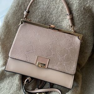 DUNE LONDON ROSE GOLD/DUSTY PINK MAUVE PURSE 👜♥️